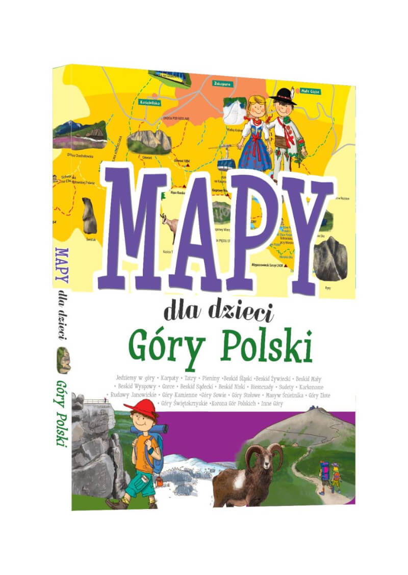 Góry Polski. Mapy dla dzieci