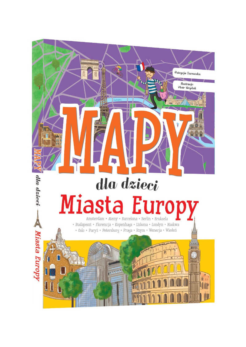Miasta  Europy. Mapy dla dzieci