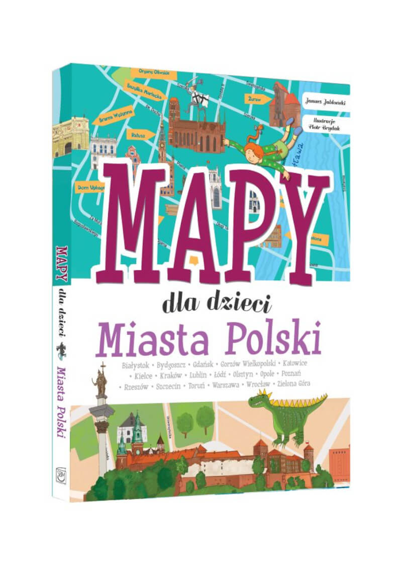 Miasta Polski. Mapy dla dzieci